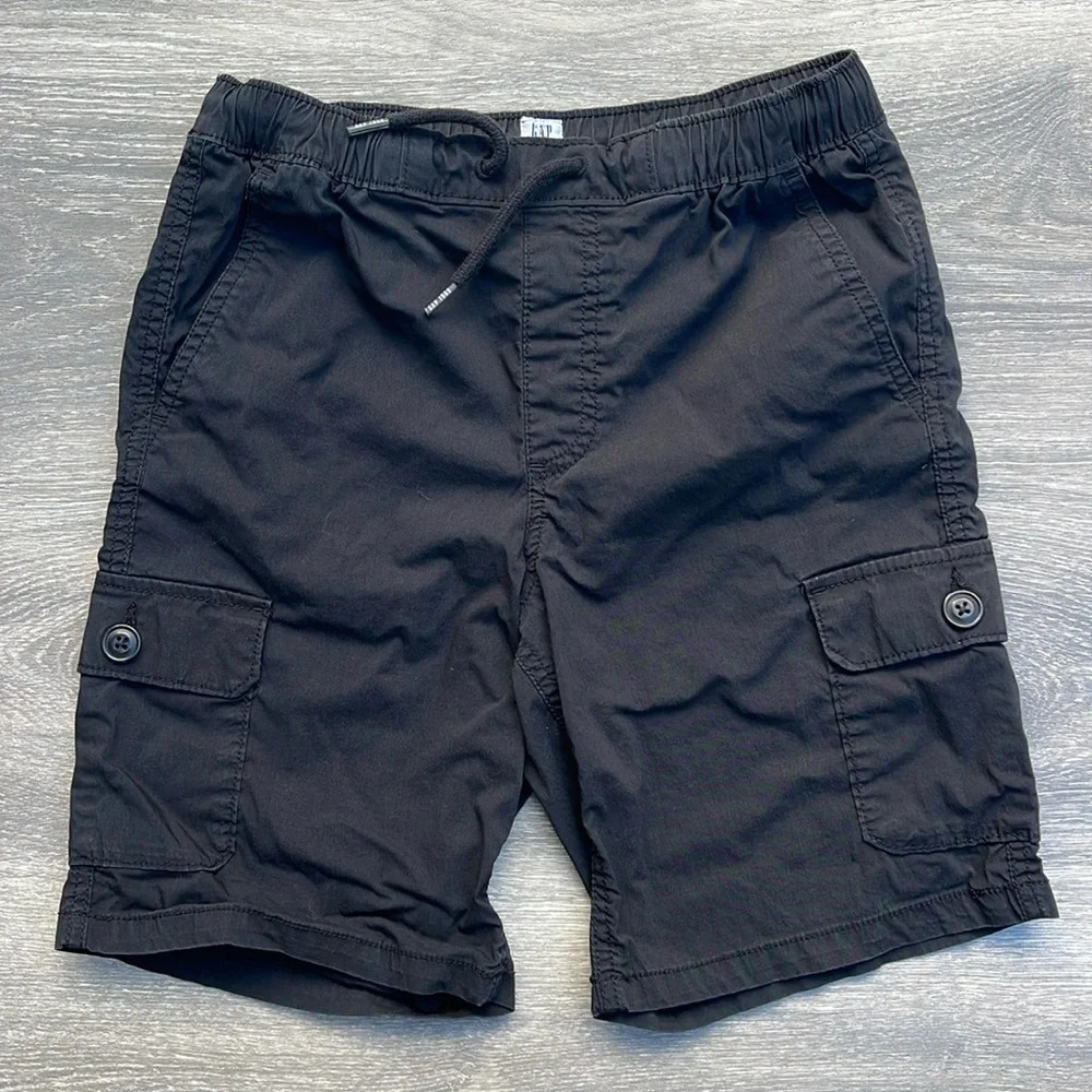 GAP Kids Cargo Shorts, black